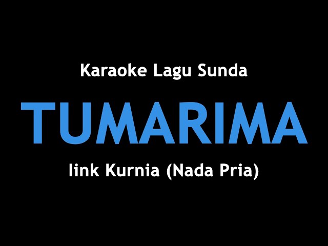 Tumarima - Iink Kurnia (Karaoke Akustik Nada Pria) class=