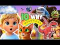 10 Amazing WHY Questions for Kids 🌈🦒🦈 Dinosaurs, Rainbows, Sharks & More | kids video