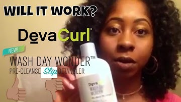 DevaCurl Wash Day Wonder Pre-cleanse Slip Detangler- 3C Hair