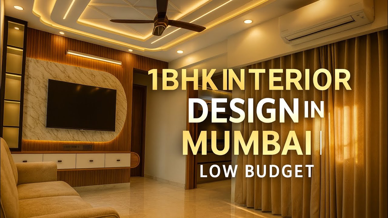 1 bhk interior design in mumbai | 1bhk small budget | “1 bhk home interior design Navi Mumbai, 