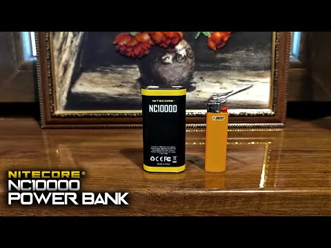Видео: Самый маленький Power Bank+фонарь Nitecore NC10000@CorcoranALSurvival Tool