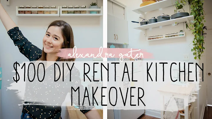 DIY Rental Kitchen Makeover For Under $100 | Ikea ...