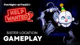 Gameplay FNAF HELP WANTED 2 🎁 Parte 4 - Sister Location: Ennard, Ballora y Funtime Freddy [Español]