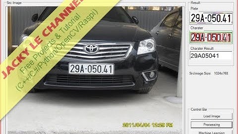 License plate recognition full source code and tutorial - OpenCV3 SVM method