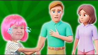 When Dad's Away 💕 Daddy's at Work + MEGA Compilation | Lights Kids Song