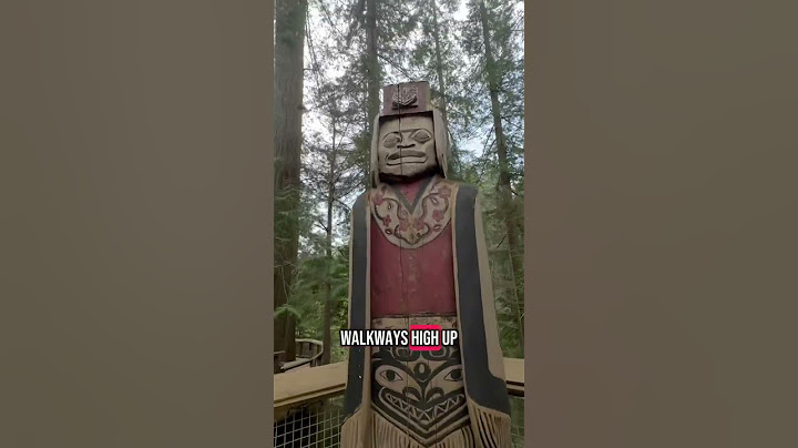 Visite du pont suspendu de Capilano à Vancouver, Canada 🇨🇦