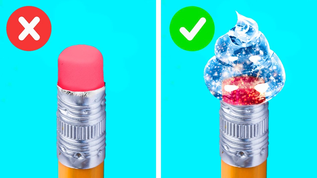 AMAZING SCHOOL TRICKS | DIY School Supplies And Hacks - YouTube