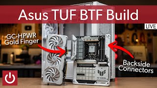 All-White Cableless PC Build - LIVE