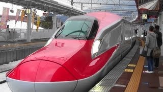 東北新幹線 E6系 スーパーこまちデビュー初日 高速通過～連結