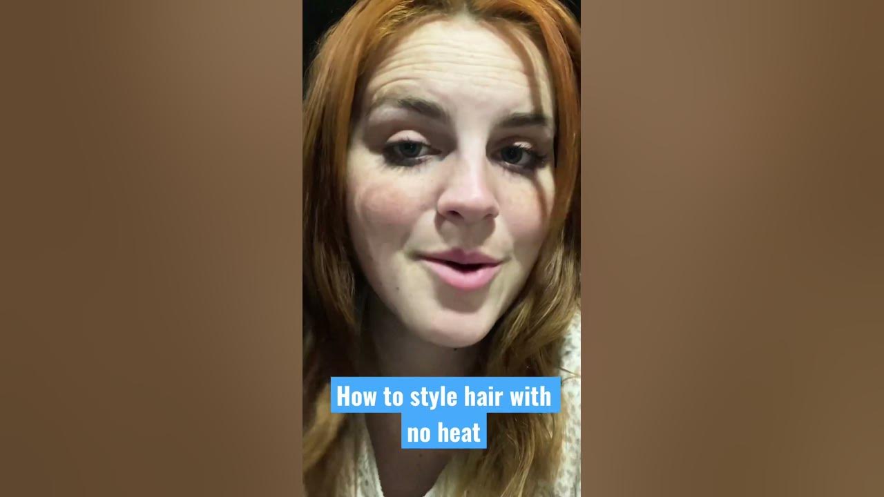  How to style hair with no heat #braids #braidhairstyles #noheat # ...