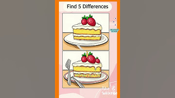 Spot 5 Differences in 10 Seconds ⏱️ Brain Teaser 😱 #Shorts