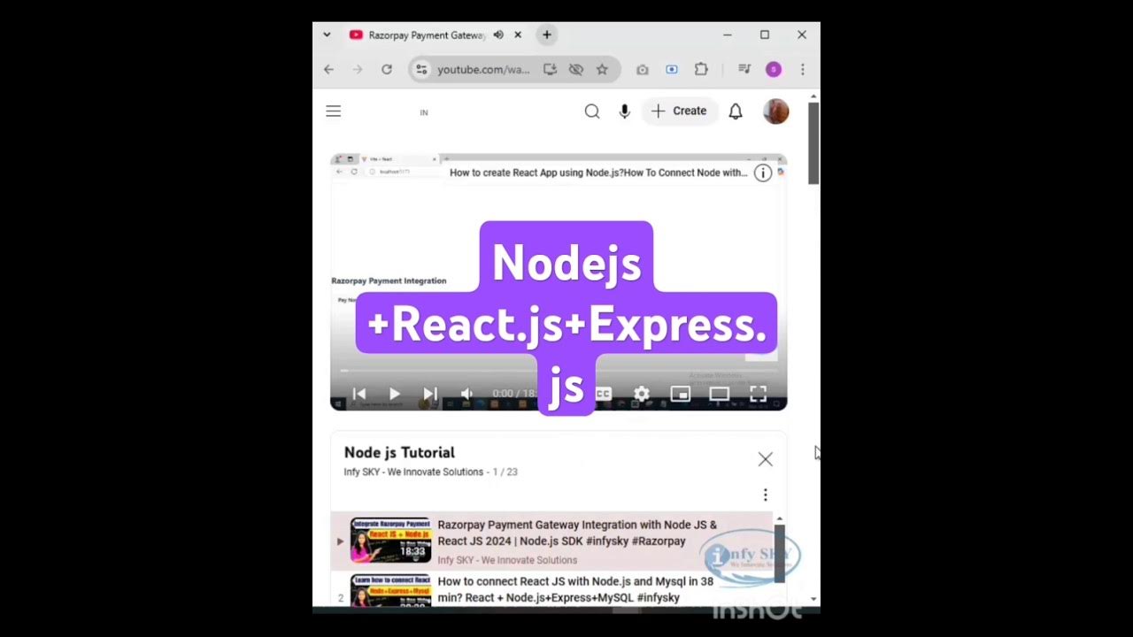 Creating a React, Node, and Express App |How To Connect Node with React ...