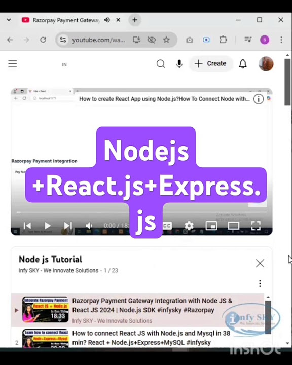 Creating a React, Node, and Express App |How To Connect Node with React ...