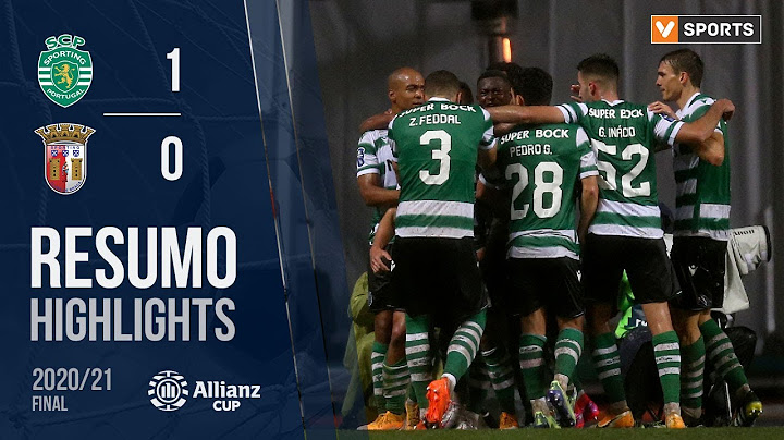 Highlights | Resumo: Sporting 1-0 SC Braga (Taça da Liga 20/21 - Final)