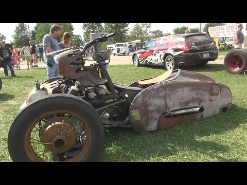 Dennis Hom's 2014 Rat Rod Magazine Build Off Bike Entry 2014 Redneck Rumble