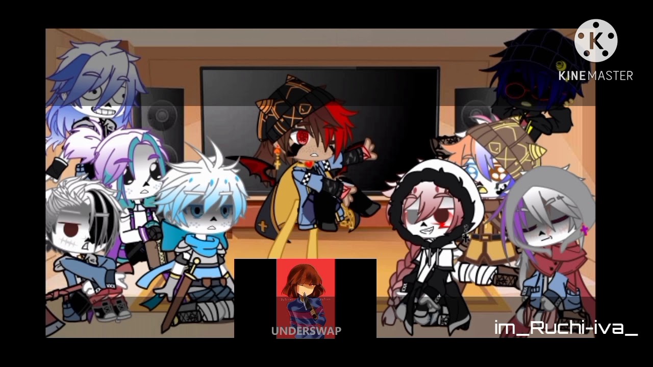 Sans au's react to Frisk au theme ||esp|| ⚠Frans⚠