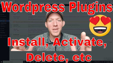 Install Wordpress Plugin - Also Activate, Deactivate, Upload, & Delete Plugins