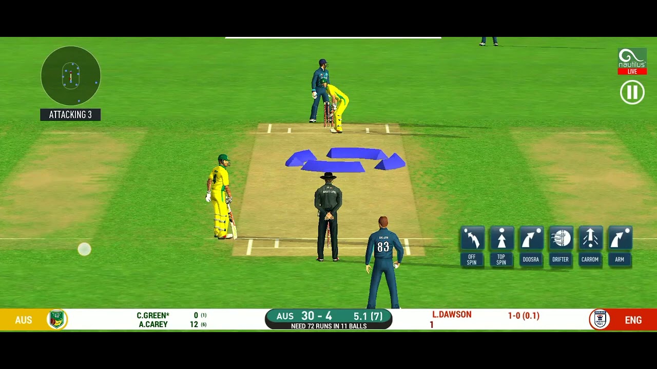 real cricket 20 gameplay part 3 cricket gaming 64 YouTube