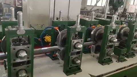 Hollow guide rail roll forming machine