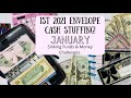 1st 2021 CASH ENVELOPE STUFFING | BI-WEEKLY PAY | JANUARY | NEW SINKING FUNDS | NEW MONEY CHALLENGES