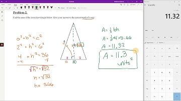 8th Grade Math - Unit 7, Lesson 9 Anchor Problems