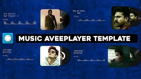 Music aveeplayer template free download || aveeplayer template visualizer #techtrendcreation
