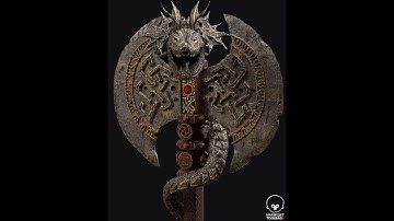 THE DRAGON AXE (GAME READY ASSET-TUTORIAL)