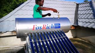 Solar Panel vs tube solar water heater and repair/ Jamaica solar system  Plumber In Jamaica