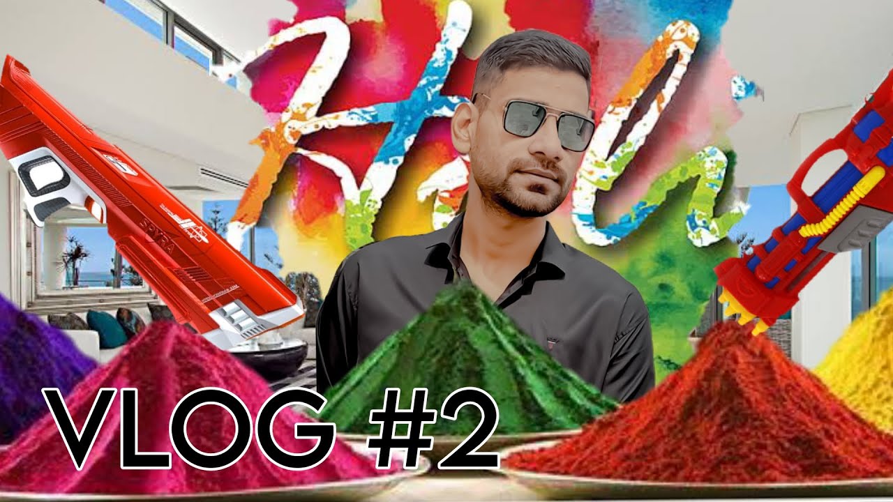 Happy Holi Guys ️ Holi Vlog 2024mahivishuvlog Craylyf