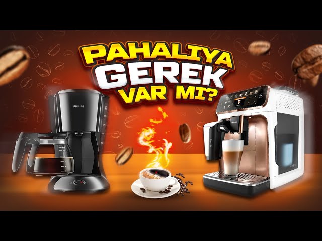 Kahve Makinesi alırken pahalıya gerek var mı? Phillips 5400 serisi vs  Coffee maker - YouTube