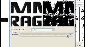 Tracing a logo in CorelDraw using CorelTrace