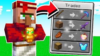 Minecraft, But Villagers Trade OP Items....