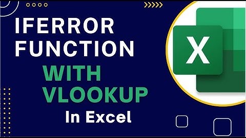 How to use IFERROR function with VLOOKUP in Excel- Urdu/Hindi