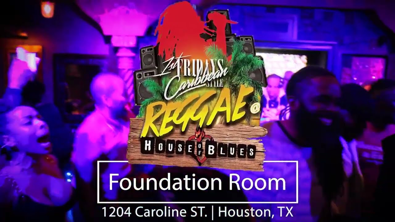 #1stFridaysCaribbeanStyle #ReggaeAtTheHouseOfBlues ! Every 1st Friday @ House of Blues Houston!