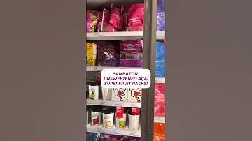 SAMBAZON Açaí | Add this to your Target shopping list | Unsweetened Frozen Açaí Superfruit Packs