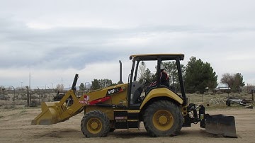 CAT Skip Loader Grader Start Up Procedures By Operator Deshazo
