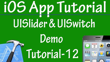 How to use UISlider and UISwitch Control in iOS application using Objective C