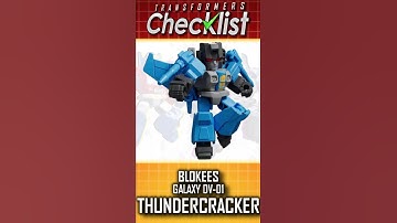 ✅ Transformers CHECKLIST: Blokees PART 4 - Galaxy Defender DV-01 Thundercracker