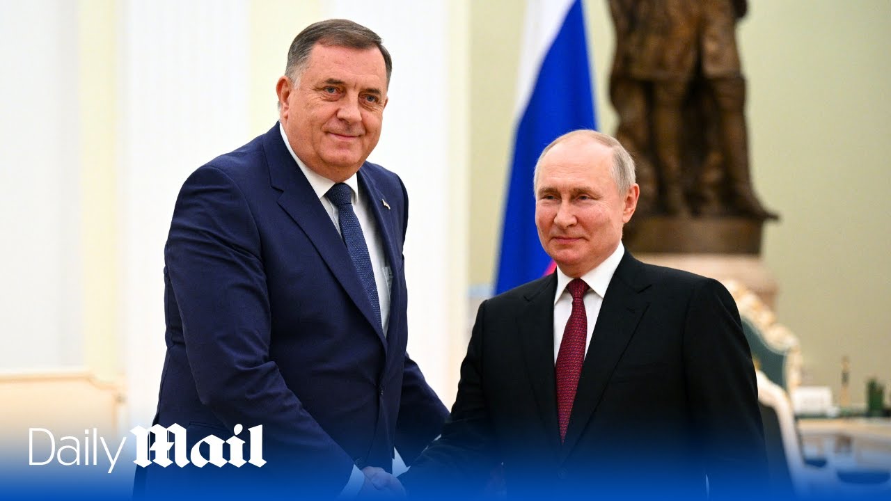 Putin thanks Bosnian Serb leader for ‘neutral position’ on Ukraine