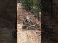 Bulldozer working to construct new road foundation #viral #fypシ #truck #bulldozer #shortvideo