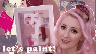 For Gibi ASMR  a little Luigi   Let's Paint! (soft spoken)