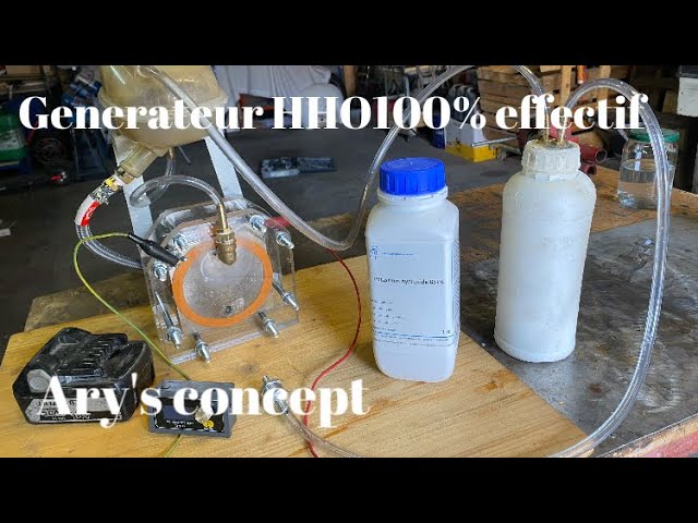 Générateur d'hydrogène HHO fait maison 