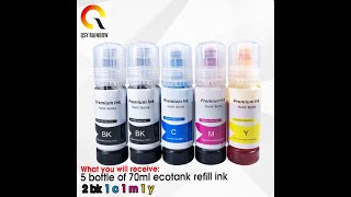 5 BottLe Ecotank Ink for Epson L3150 L3110 104 502 512 504 Ink EcoTank Printer ET2700 ET2750 ET3700