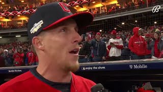 Myles Straw is speechless after Cleveland Guardians walk off against New York Yankees in ALDS Game 3