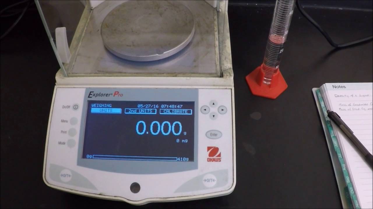 How To Measure The Density Of A Liquid