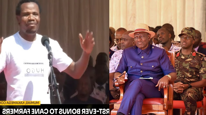 DRAMA! PRESIDENT RUTO ALMOST WALKS OUT AS MP PETER SALASIA LECTURES HIM AND HIS TROOPS IN KAKAMEGA!