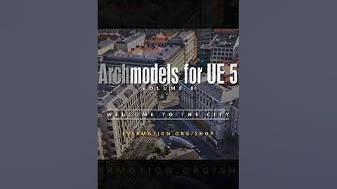 Welcome to the City! - Archmodels for Unreal Engine 5 vol. 8