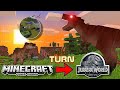 Dinosaurs in minecraft world addle the lost world