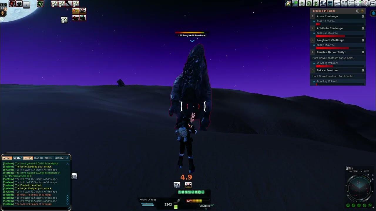 Planet Calypso Longtooth Codex SUmmer Migration Entropia Universe