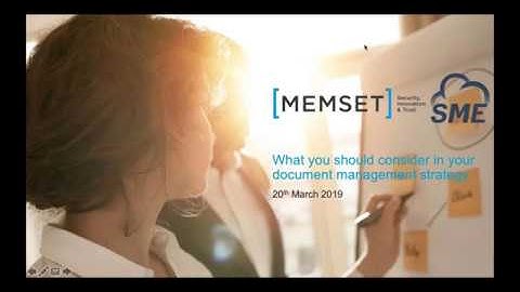 What should you consider in your document management strategy